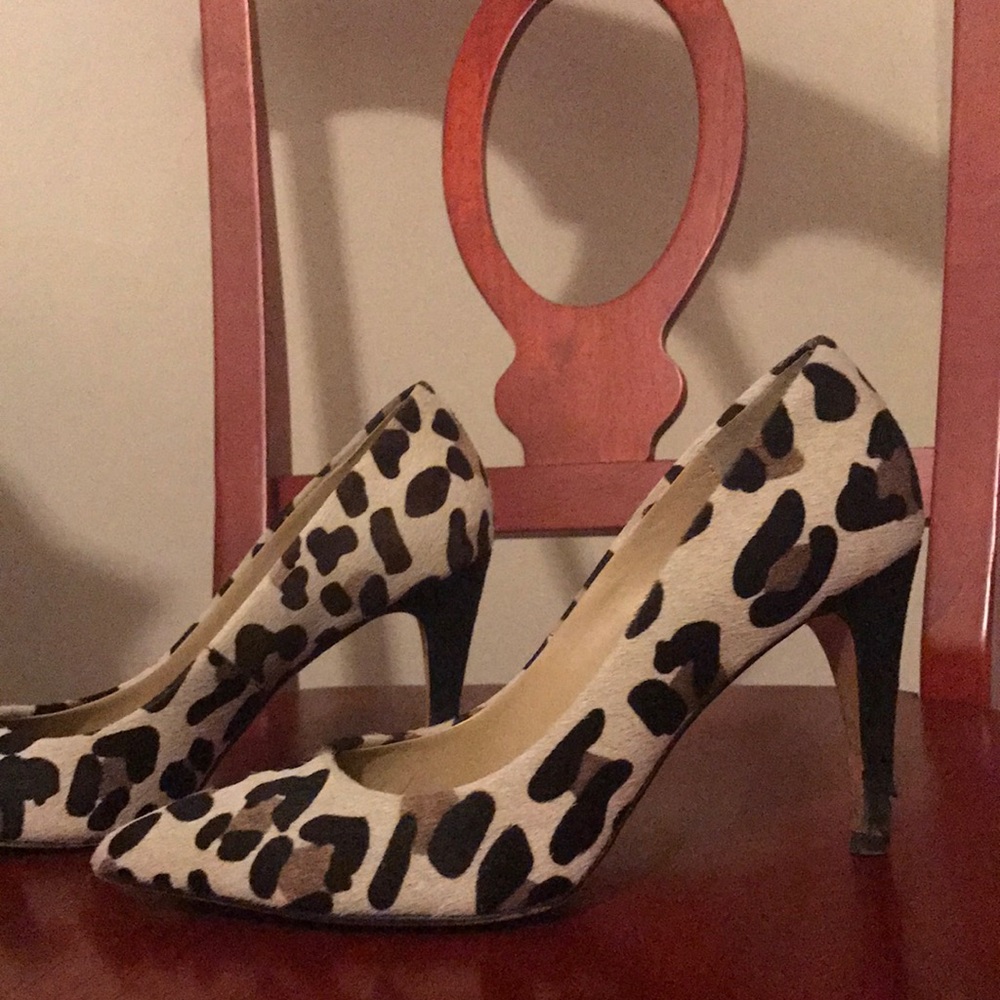 Diane Von Furstenberg Leopard Heels